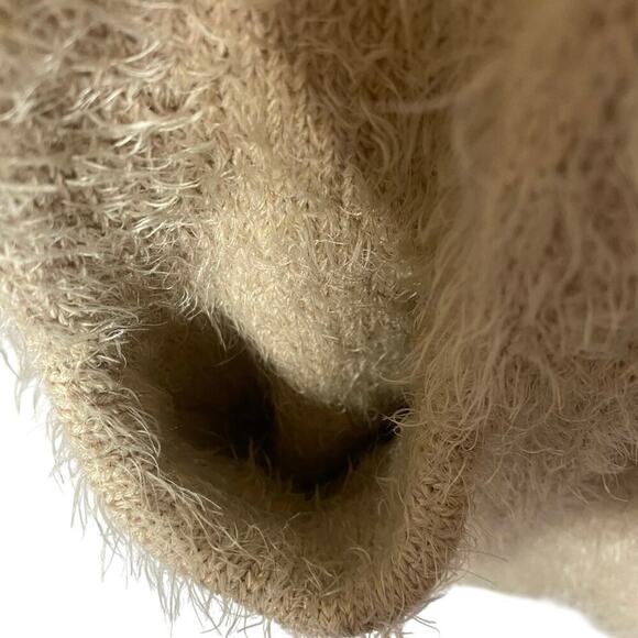 KAYLA ARMOIRE  Women's Soft, Open Front Midi Cardigan, 2 Pockets, M/L, Cream - Picture 8 of 8